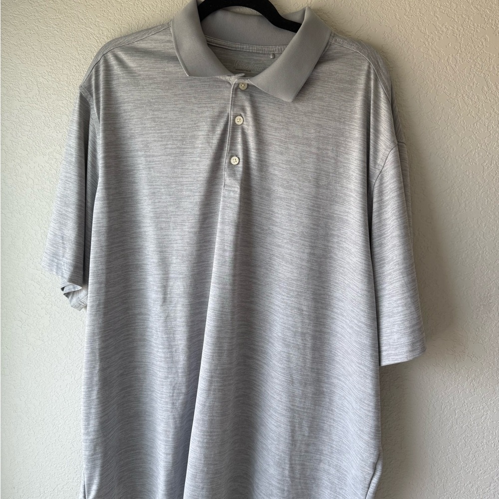 Men's Classic Gray Polo Shirt